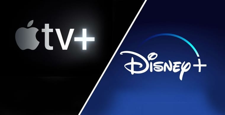 The competition is heating up.  AppleTV+ / Disney+